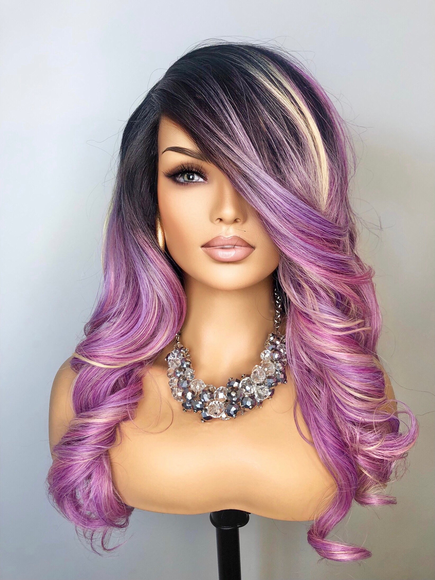 Helena Purple Mix - Human Hair For What