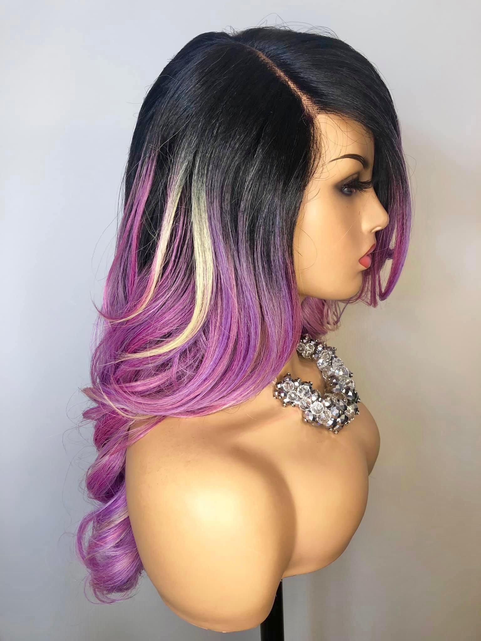 Helena Purple Mix - Human Hair For What